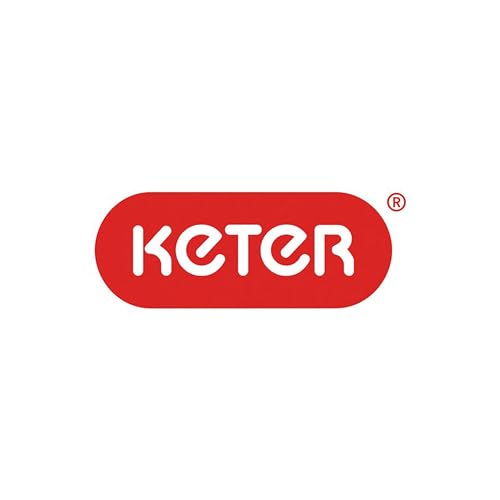 Keter Grande Store Outdoor Double Door Garden Furniture Storage Shed Grey Duotech+ Wood Look and Feel | Fade Free | All Weather Resistant | Safe and Secure | Zero Maintenance