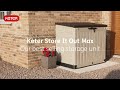 Store It Out Max 1200L Storage Box - Brown